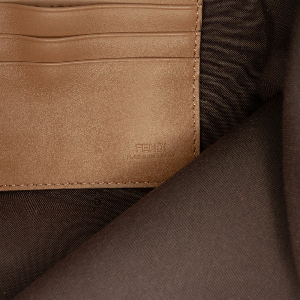 Pre-Loved Fendi Medium FF Jacquard Flat Baguette Pouch - Picture 5 of 7